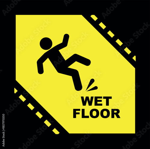 wet floor sign