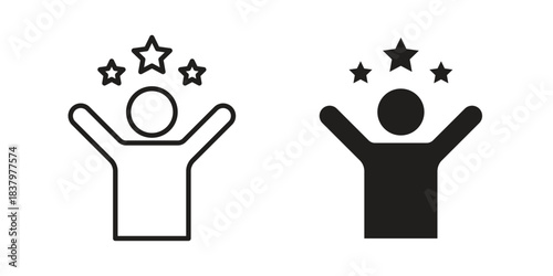 Success icons set. Pixel Perfect scalable icons.