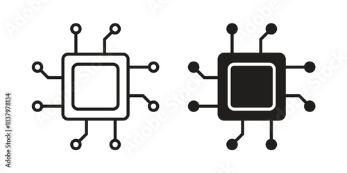 Technology icons set. Pixel Perfect scalable icons.