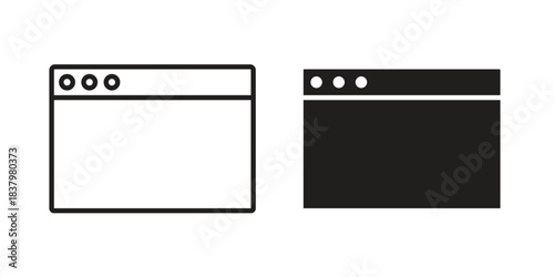 Web page icons set. Pixel Perfect scalable icons.