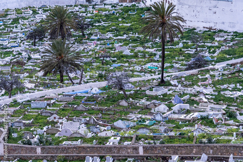 Islamic cemetery, Tetouan, Morocco, North Africa
