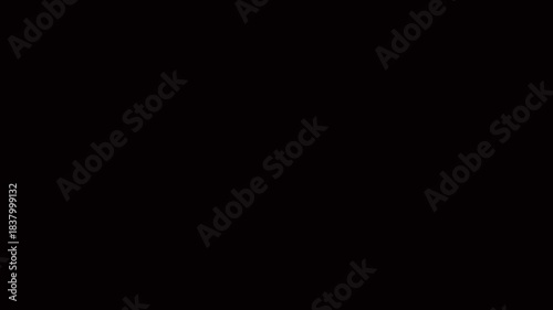 white Glowing Neon Heart Outline Animation on Black Background