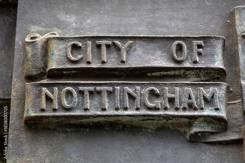 City of Nottingham in the UK