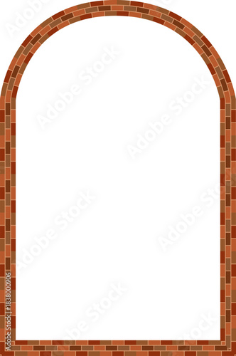 Round Arch brick frame