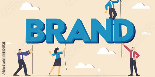 Building a strong brand identity with teamwork and collaborative effort