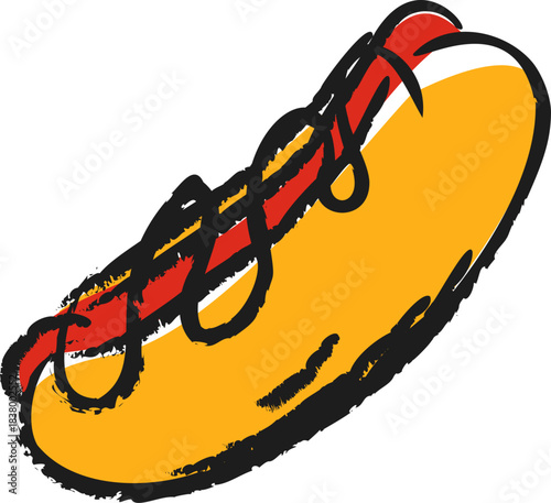 Hotdog Crayon