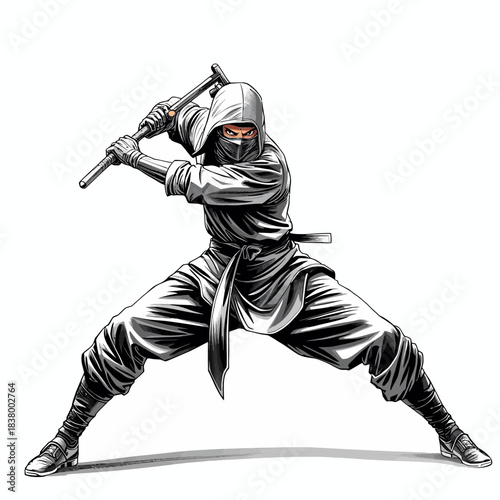 Ninja Illustration Very Cool