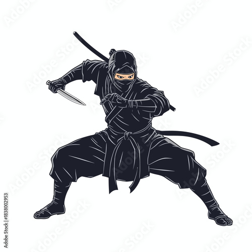 Ninja Illustration Very Cool