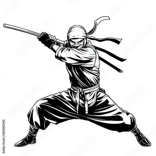 Ninja Illustration Very Cool