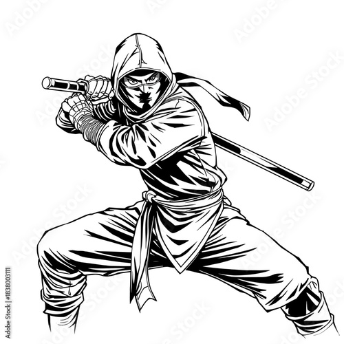 Ninja Illustration Very Cool