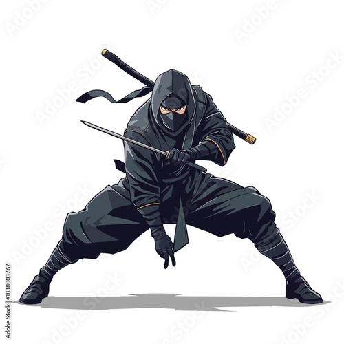 Ninja Illustration Very Cool