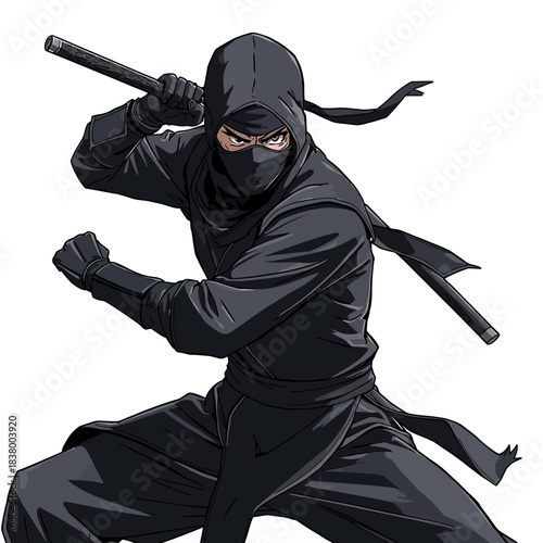 Ninja Illustration Very Cool