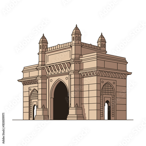 The iconic Gateway of India, a historic arch monument in Mumbai.