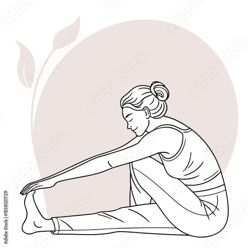 Family Sketch of People Including Woman Man and Boy Playing Guitar