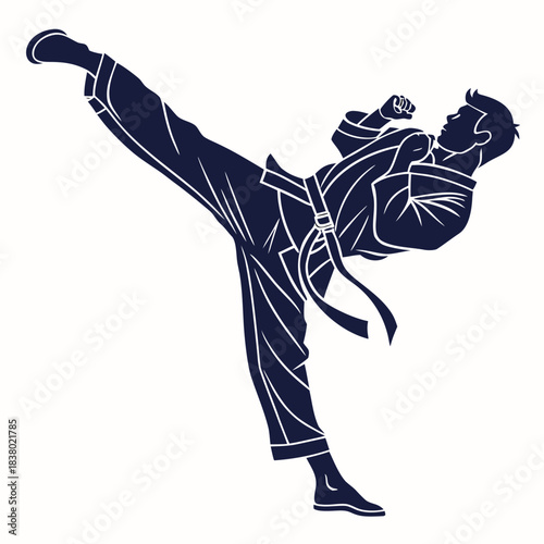 Dancing Girl Vector Cartoon Illustration with Halloween Warrior Theme