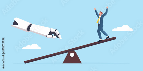 Balancing act between human and artificial intelligence a digital future