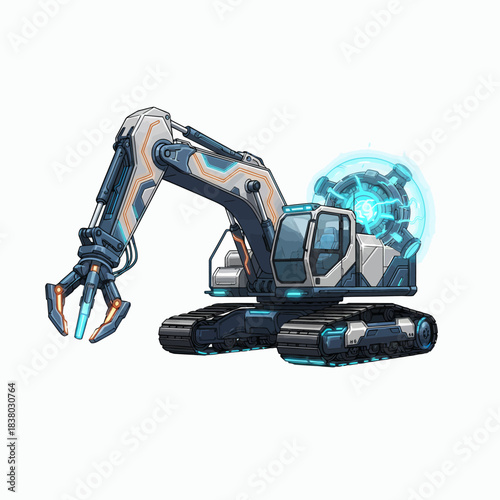 Powerful heavy machinery built for tough industrial work.