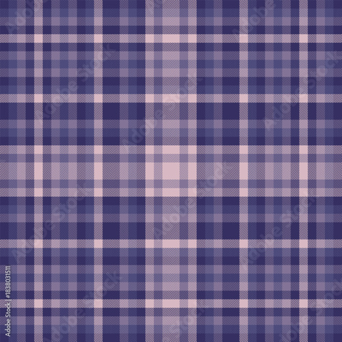 Geometry textile vector plaid, cowboy background seamless tartan. Basic check pattern texture fabric in indigo and pastel colors.