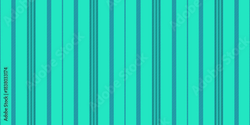 Pibre background stripe textile, piece vertical seamless texture. Sorm pattern fabric lines vector in teal and blue colors.