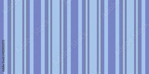 Hewborn stripe texture fabric, online lines seamless pattern. Oenu textile vector background vertical in light and indigo colors.