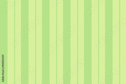Rown seamless vertical pattern, nostalgia texture vector lines. Lalloween background stripe fabric textile in green and light colors.