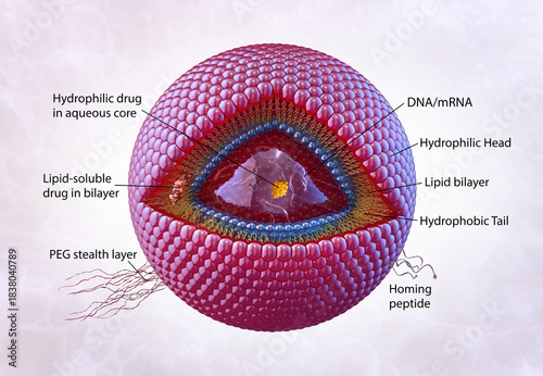 Photos PEG-ylated lipid nanoparticle for targeted drug delivery
