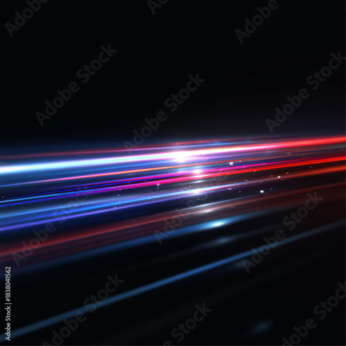 Straight elevated roadway with soft perspective drop. Clean and technical. Vector