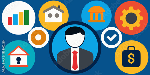 icon, finance, business, collection, set, bank, coin, vector, monitoring, signs, deposit, savings, banking, exchange, growth, illustration, money, billfold, accounting, chart,banknote, exchange