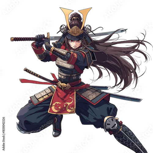 Woman Samurai Very Cool Design