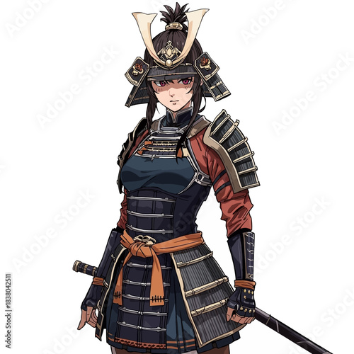 Woman Samurai Very Cool Design
