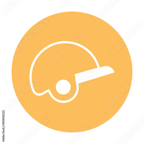 Bike Helmet Vector icon which can easily modify or edit