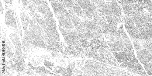 Dotted textured background with noisy gritty stipple. Soft white marble surface with pale gray veins. Grunge mineral backdrop with dusty stone mood.