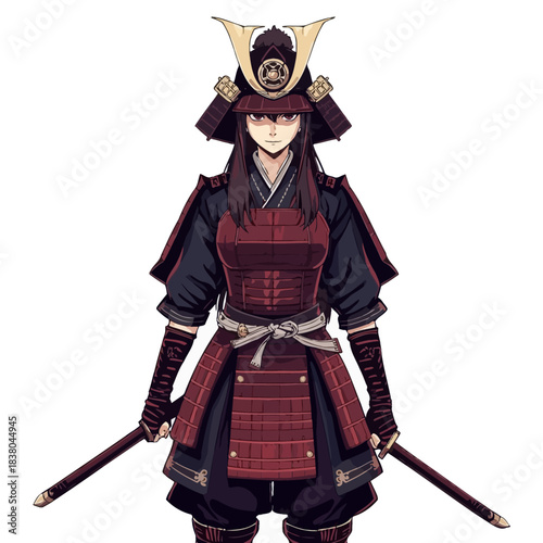 Woman Samurai Very Cool Design