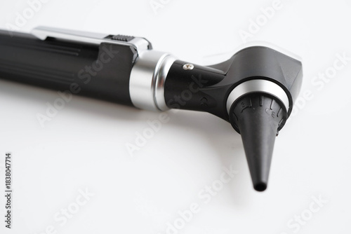 Otoscope for audiologist or ENT doctor use otoscope checking ear and treate hearing loss problem.