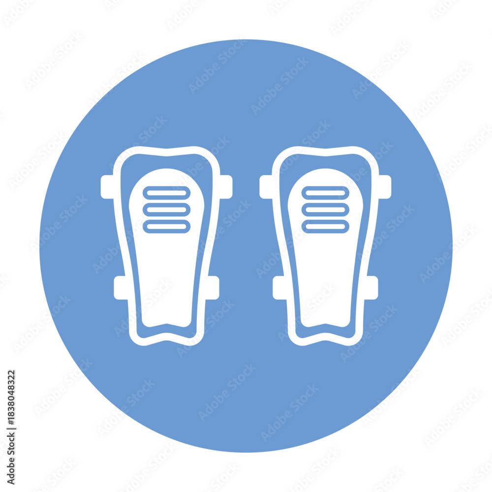 Obraz premium Shin Guards Vector icon which can easily modify or edit