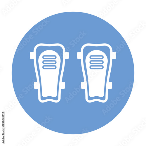 Shin Guards Vector icon which can easily modify or edit