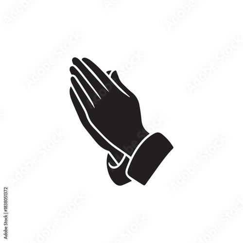 PrVector Silhouette of Prayer and Spiritualityint