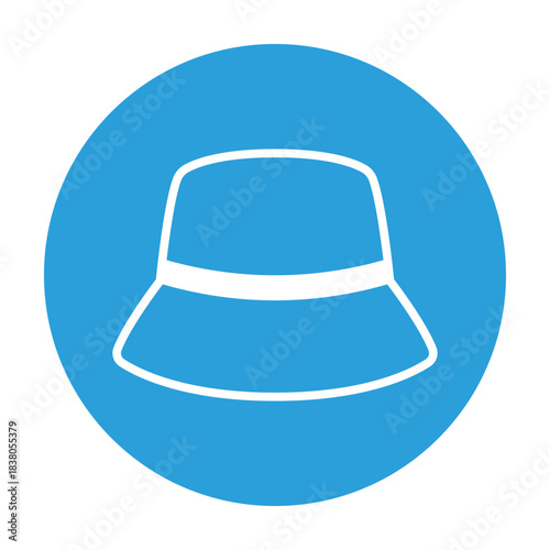 Sun Hat Vector icon which can easily modify or edit