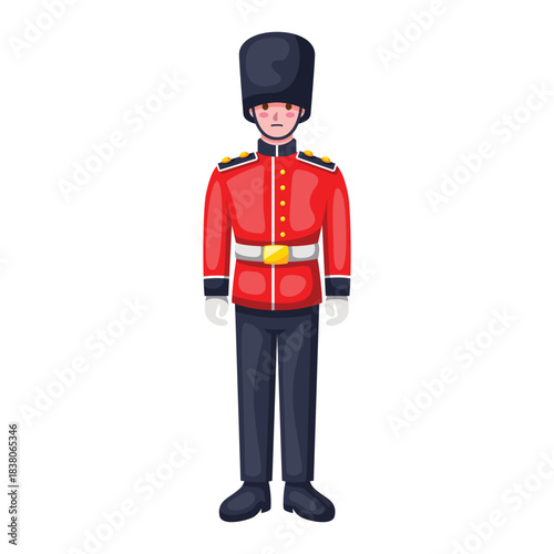Illustration of British Royal Guard