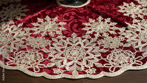 Lace Tablecloth and Bowl