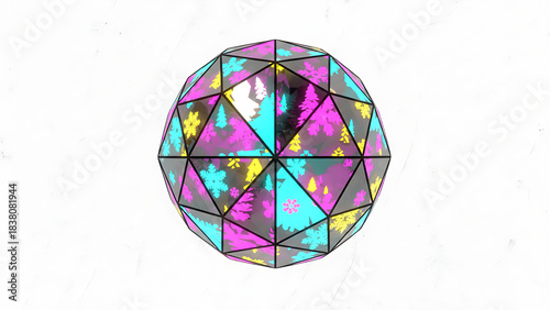 Geometric Flower Pattern