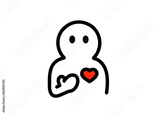 人の優しさ　イラスト