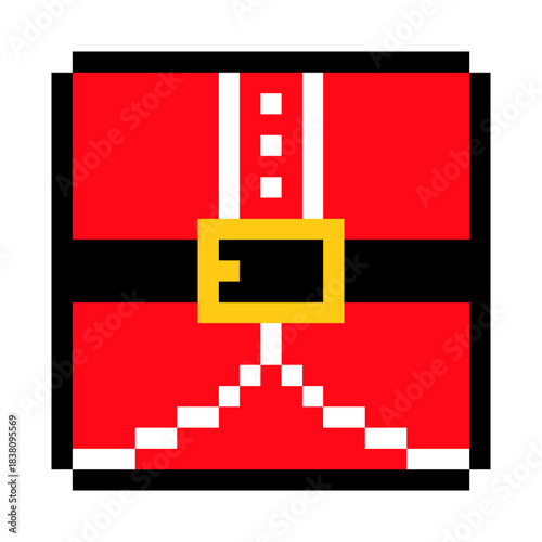 Pixel Christmas gift boxes, Christmas gifts, xmas border