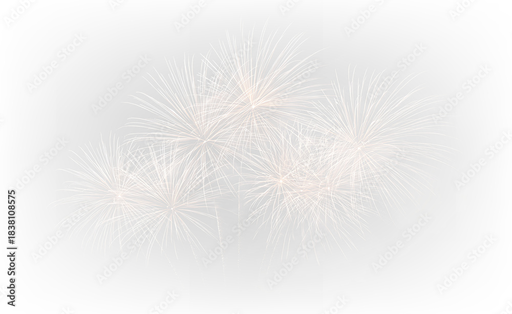 Fototapeta premium Festive Nighttime Fireworks Show PNG