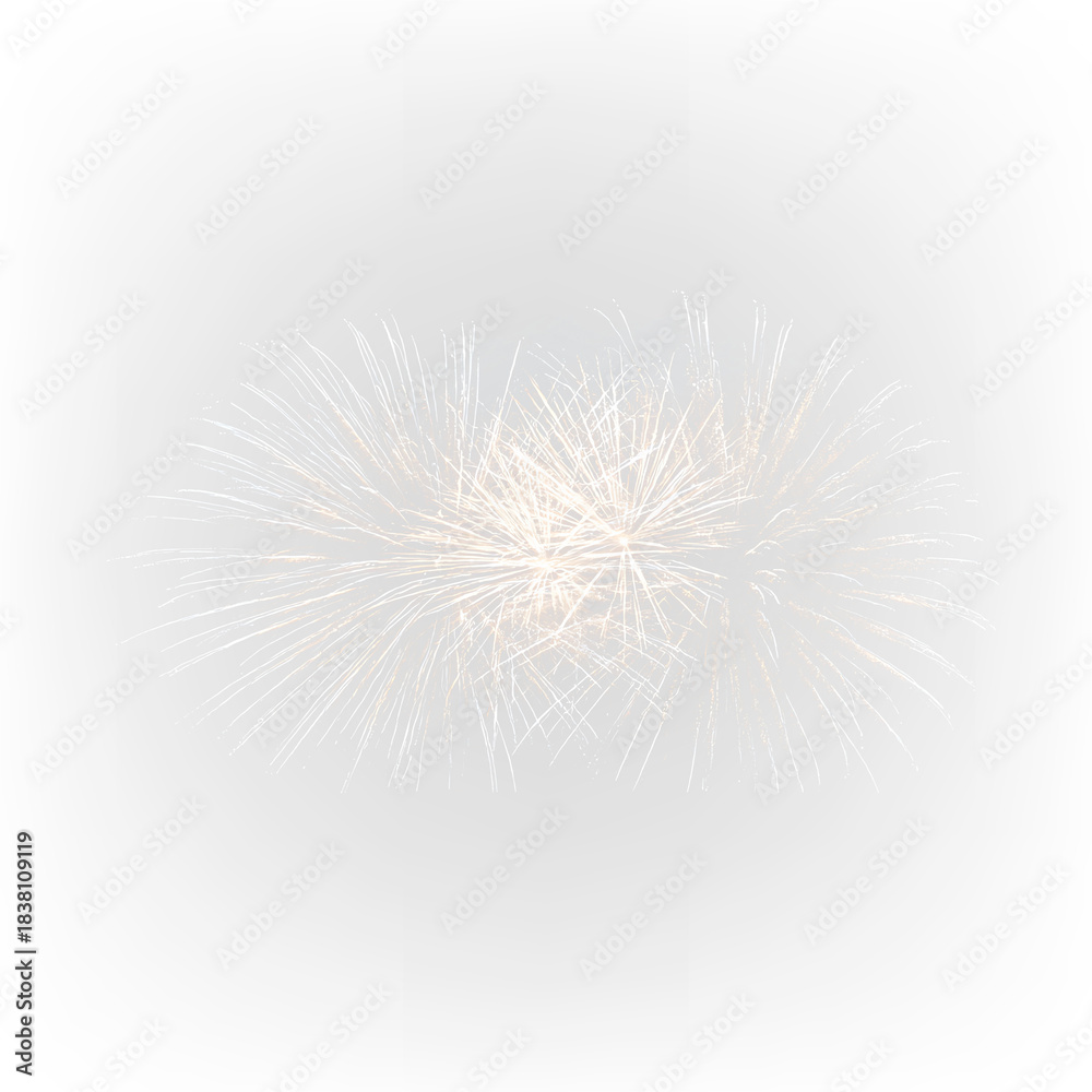 Fototapeta premium Bright Outdoor Festival Fireworks PNG