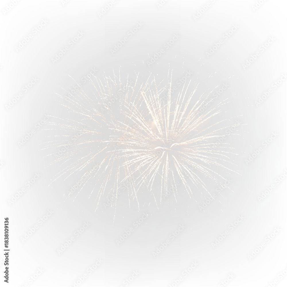 Fototapeta premium Bright Outdoor Festival Fireworks PNG