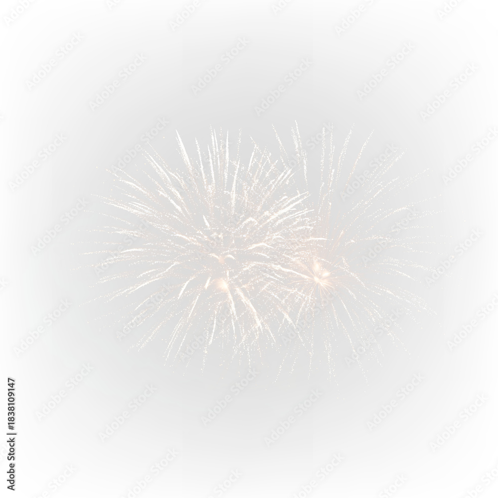 Fototapeta premium Bright Outdoor Festival Fireworks PNG