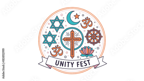 World Religion Festival Emblem