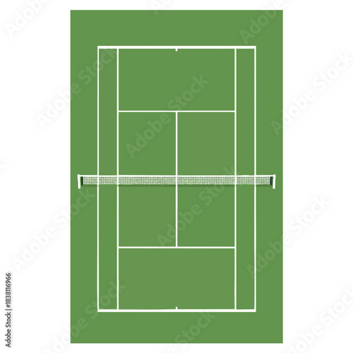Table Tennis Court Top View