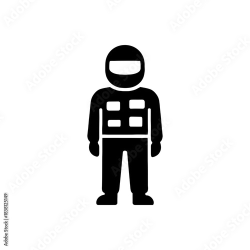 Auto Racing Driver Uniform Icon